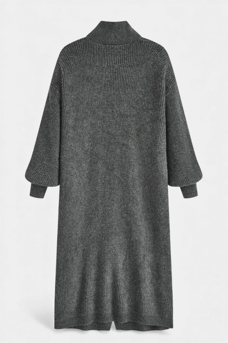 Amelie | Longline Roll Neck Coat