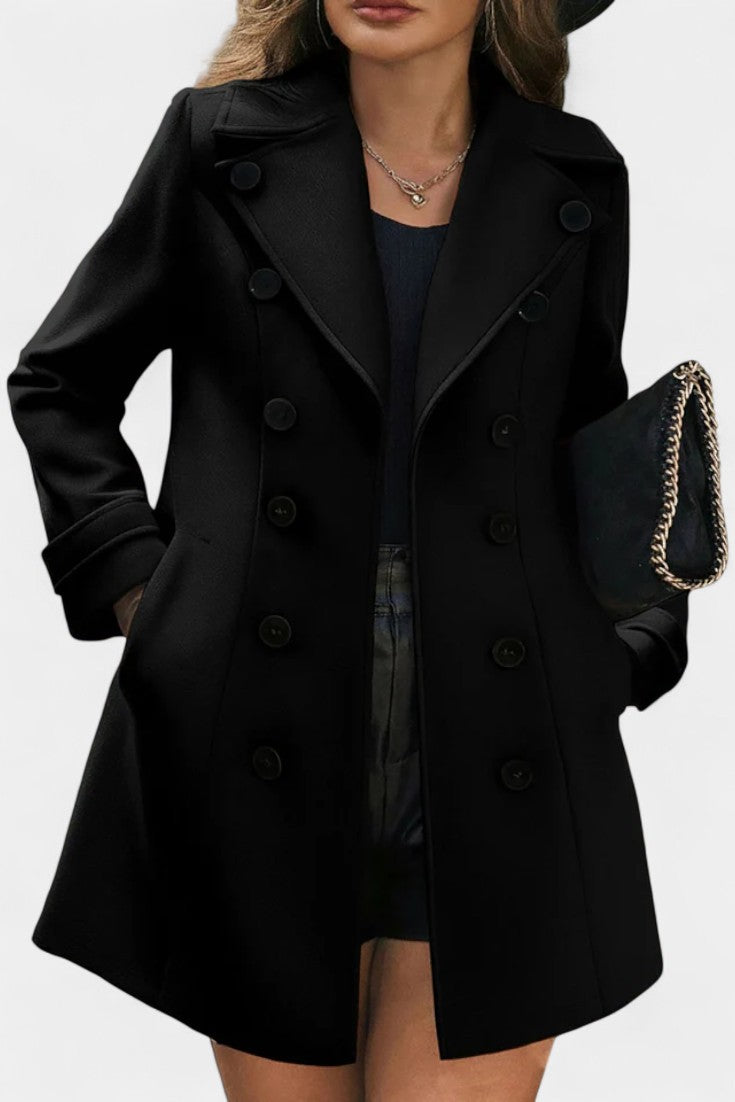 Coraleigh | Tailored Notched-Collar Coat