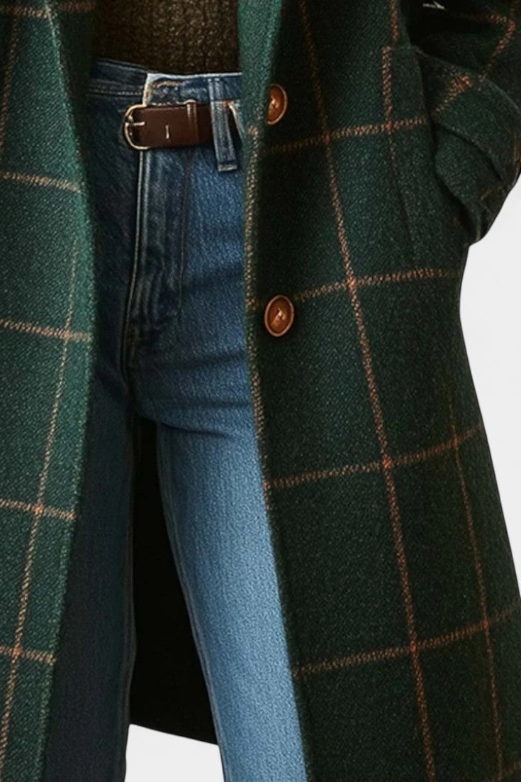 Octavia | Tailored Checked Coat