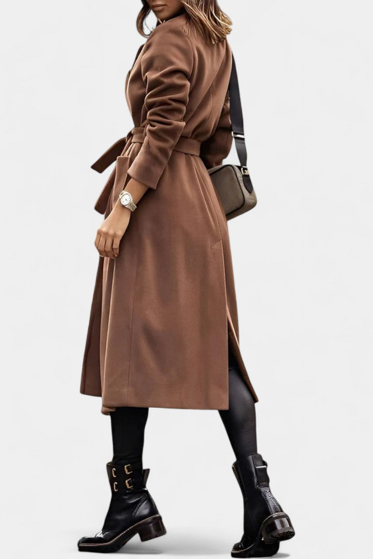 Wilhelmina | Belted Longline Overcoat