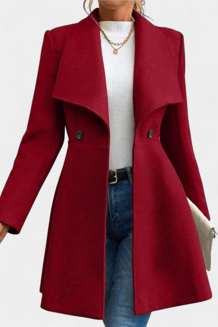 Nora | Tailored Peplum Coat
