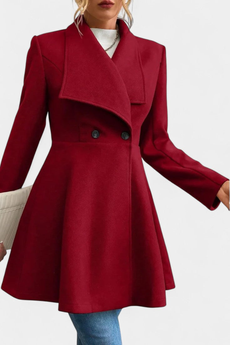 Nora | Tailored Peplum Coat