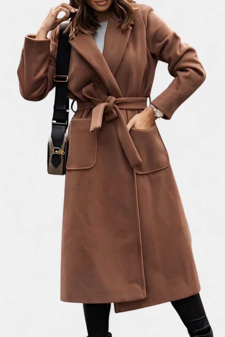 Wilhelmina | Belted Longline Overcoat