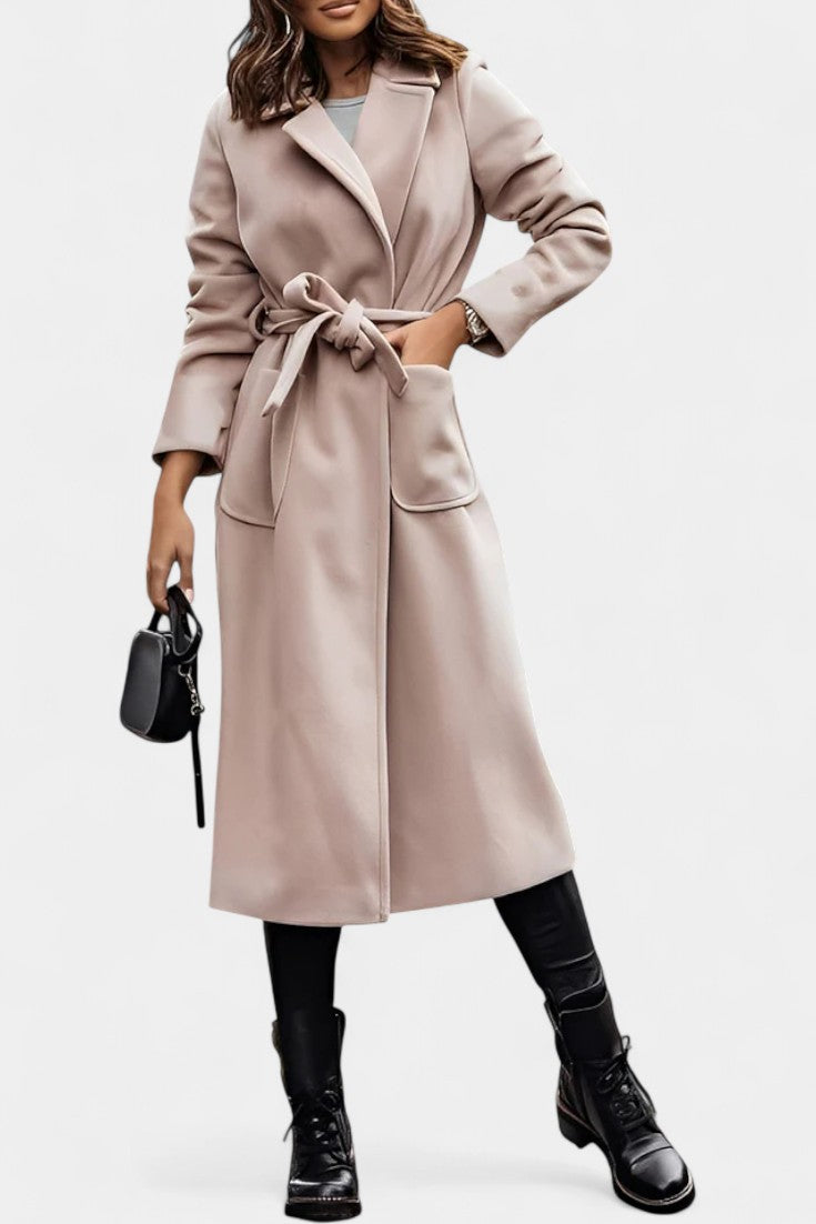 Wilhelmina | Belted Longline Overcoat