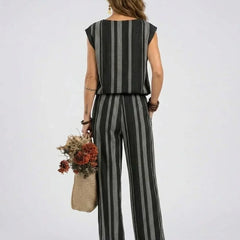 Alessia | Striped Two-Piece Set