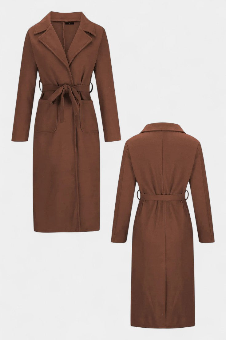 Wilhelmina | Belted Longline Overcoat