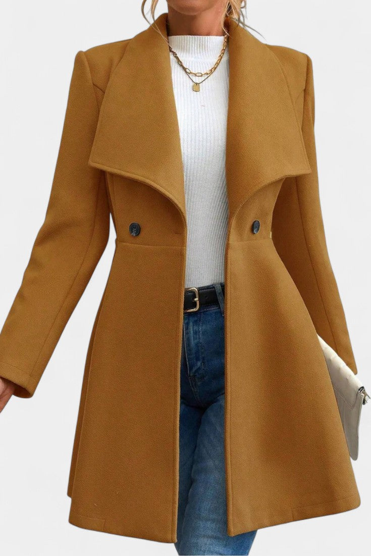Nora | Tailored Peplum Coat