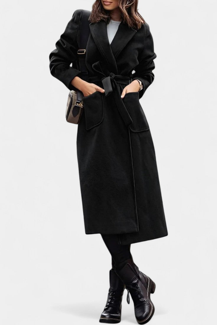 Wilhelmina | Belted Longline Overcoat