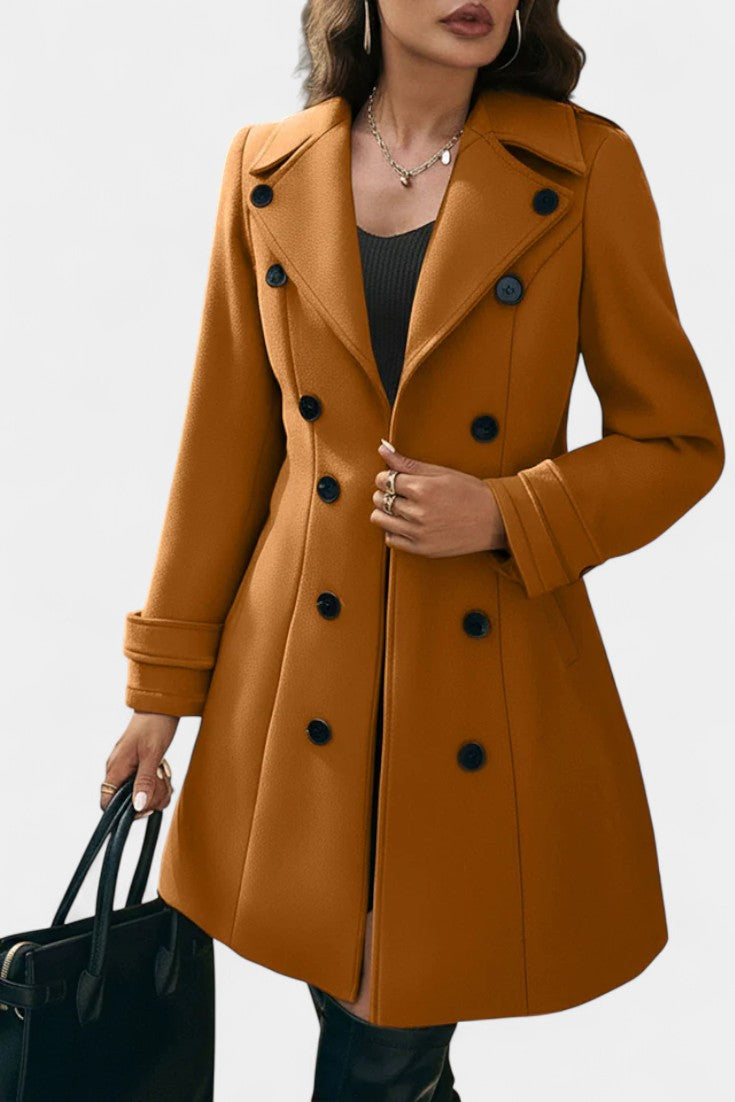 Coraleigh | Tailored Notched-Collar Coat