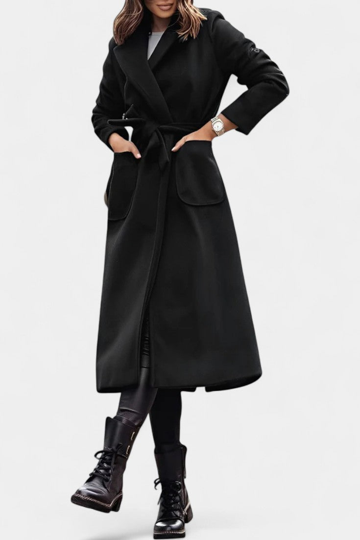 Wilhelmina | Belted Longline Overcoat