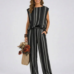 Alessia | Striped Two-Piece Set