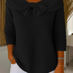Tivella | Bow-Neck Jumper