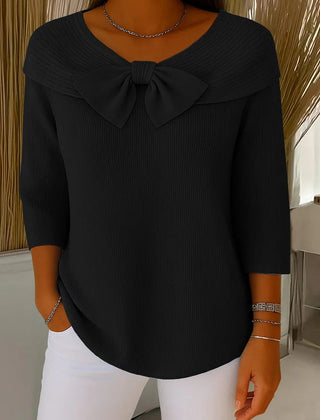 Tivella | Bow-Neck Jumper