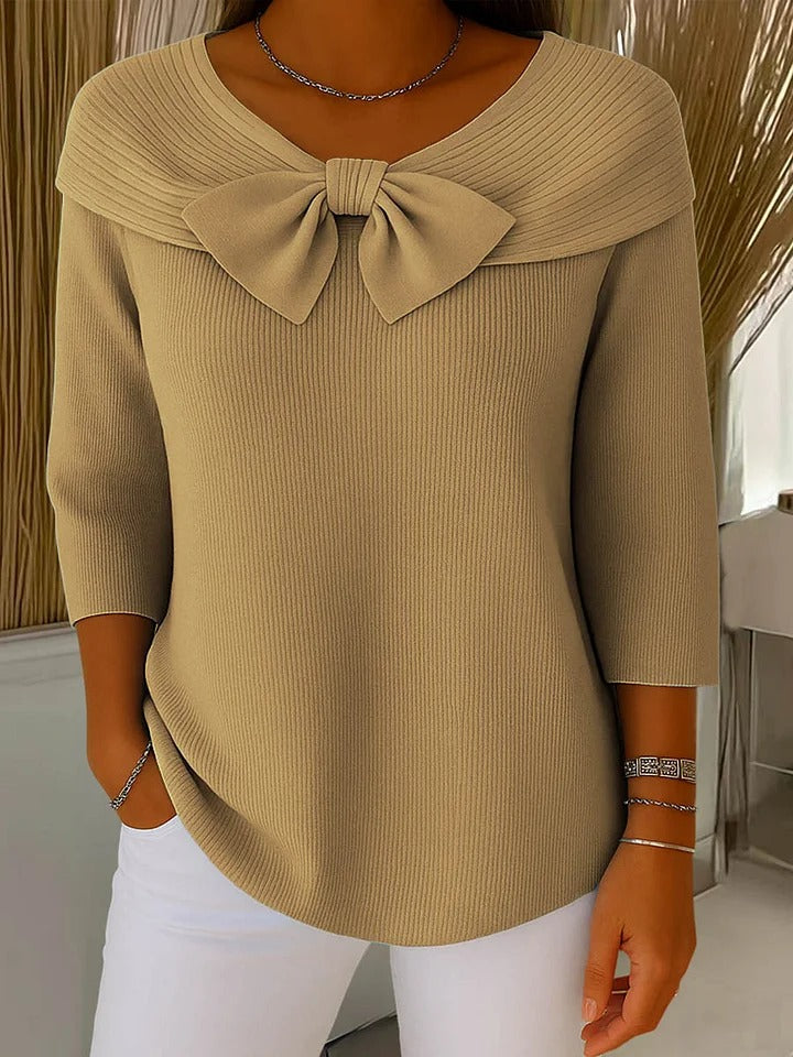 Teresina | Bow Neck Jumper