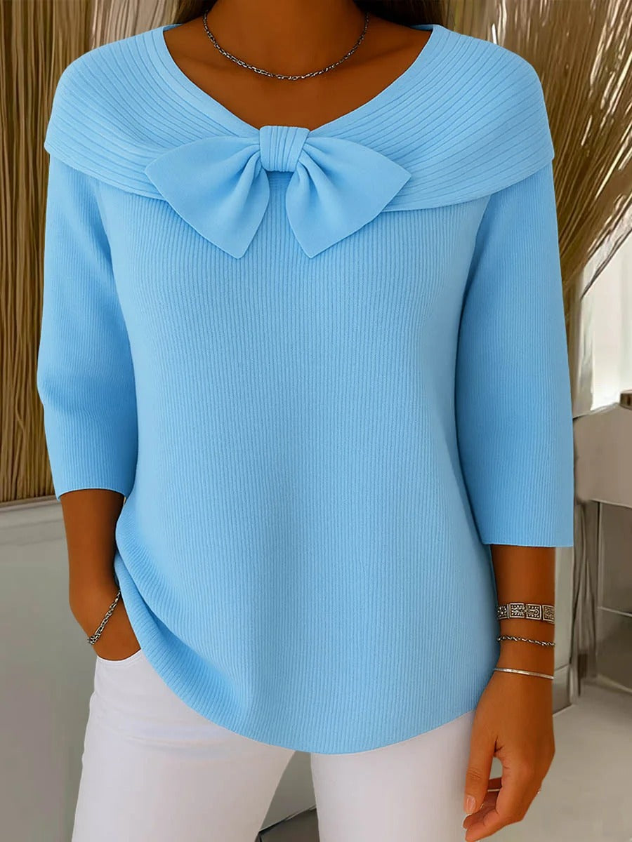 Teresina | Bow Neck Jumper