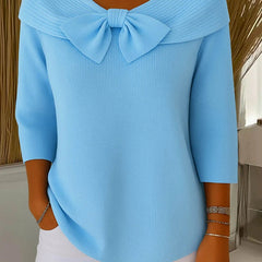 Tivella | Bow Collar Jumper