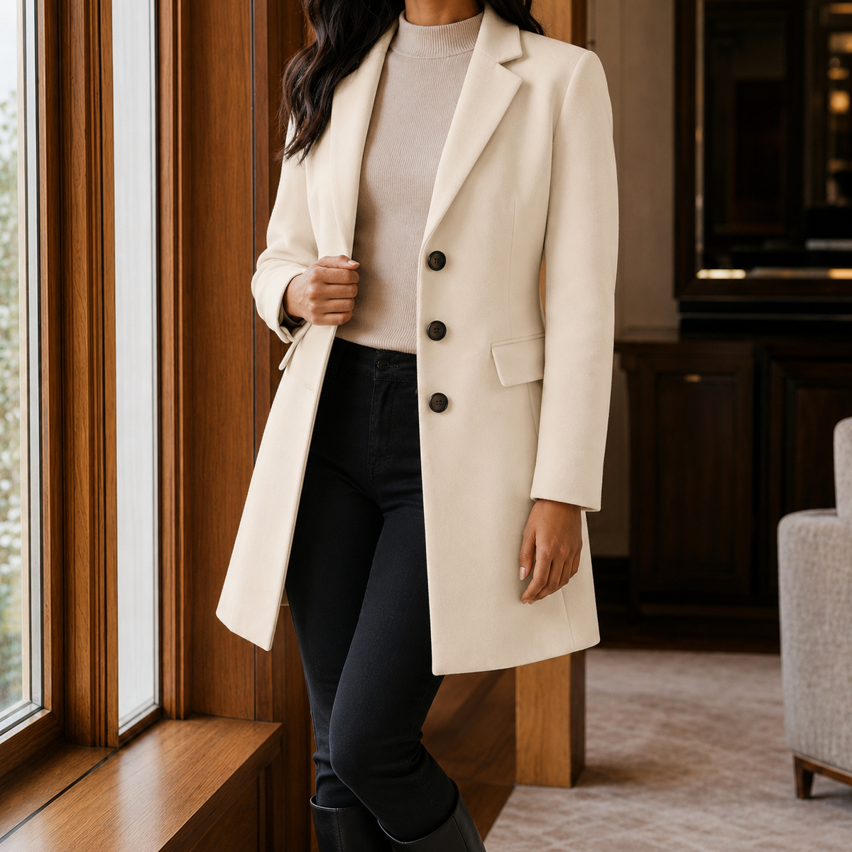 Scarlett | Elegant Overcoat