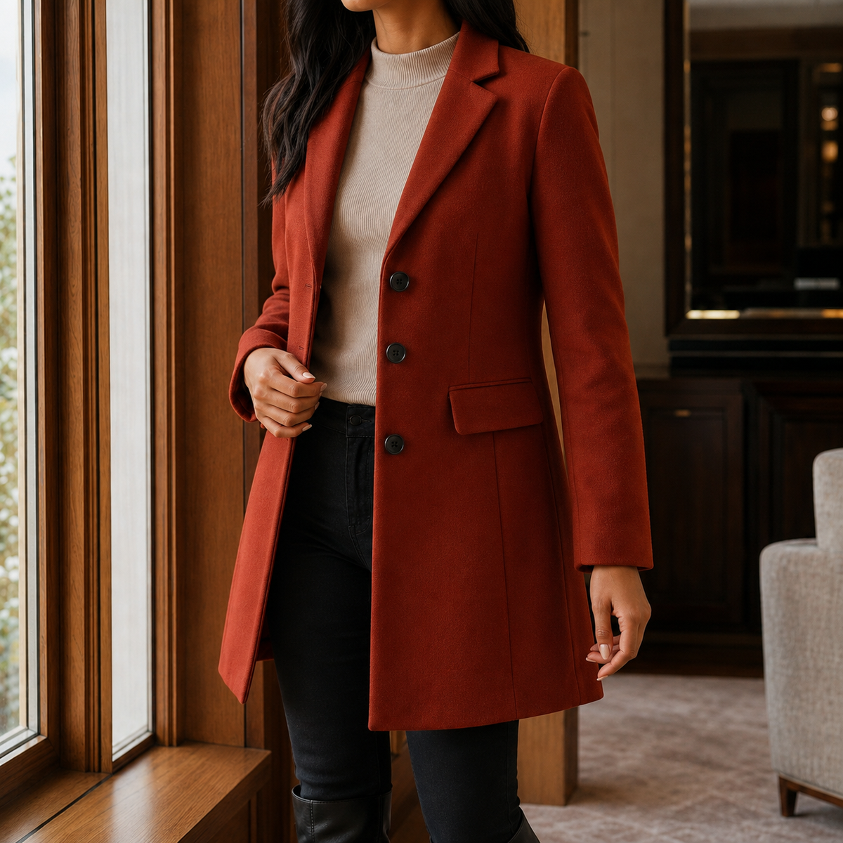 Scarlett | Elegant Overcoat