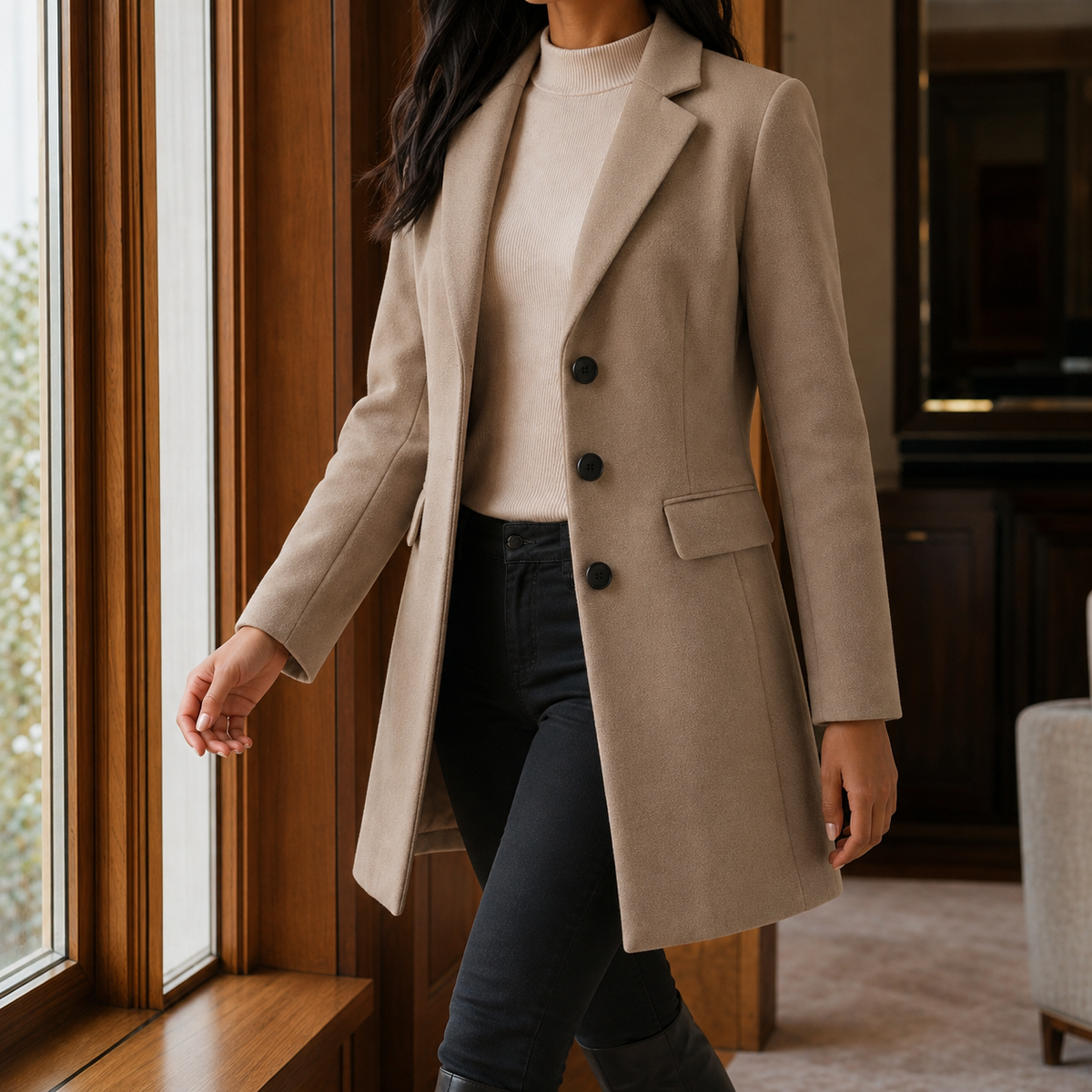 Scarlett | Elegant Overcoat