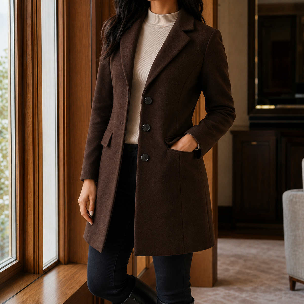Scarlett | Elegant Overcoat