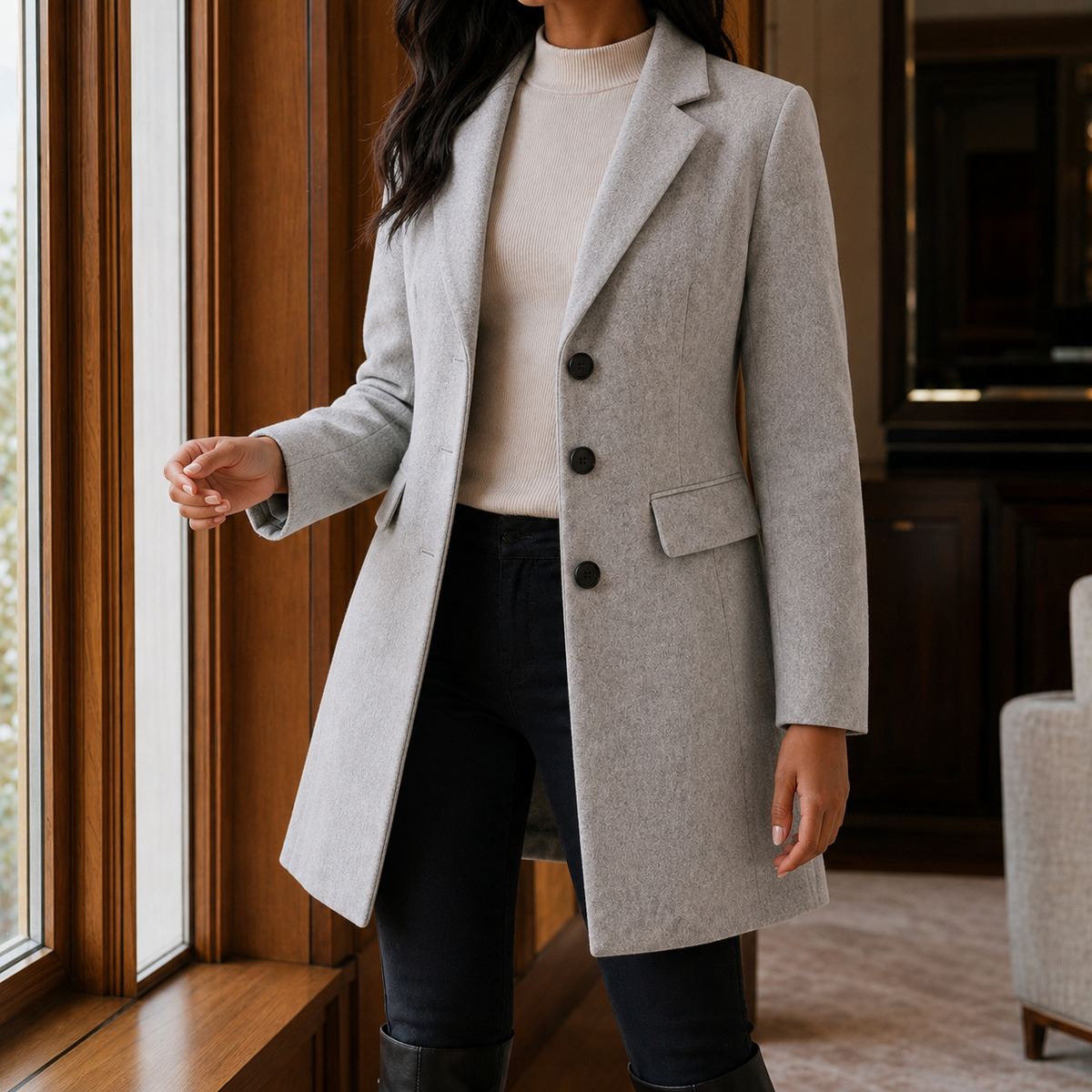 Scarlett | Elegant Overcoat