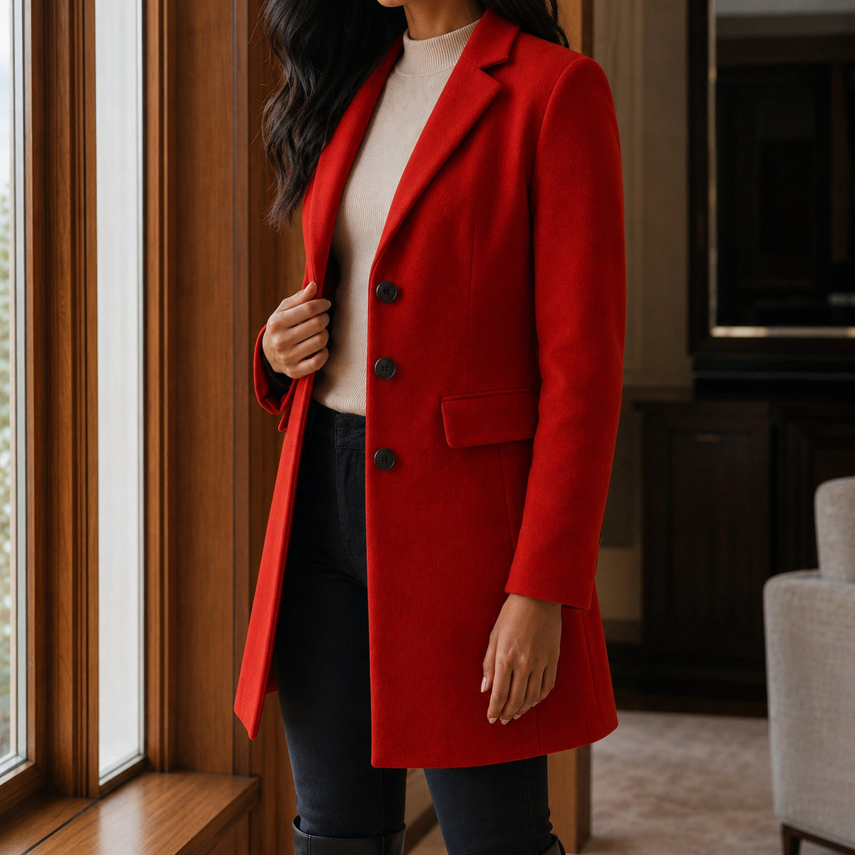 Scarlett | Elegant Overcoat