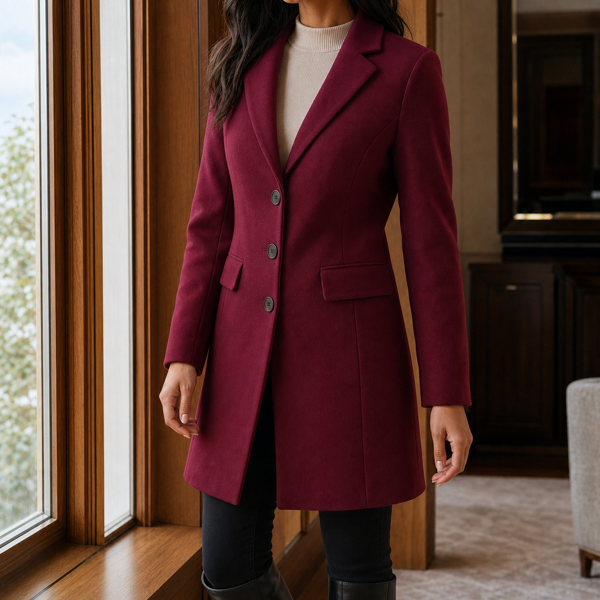 Scarlett | Elegant Overcoat