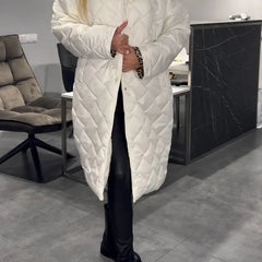 Liv | Reversible Quilted Coat with Leopard Lining