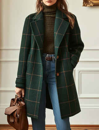 Sybil | Windowpane Check Coat