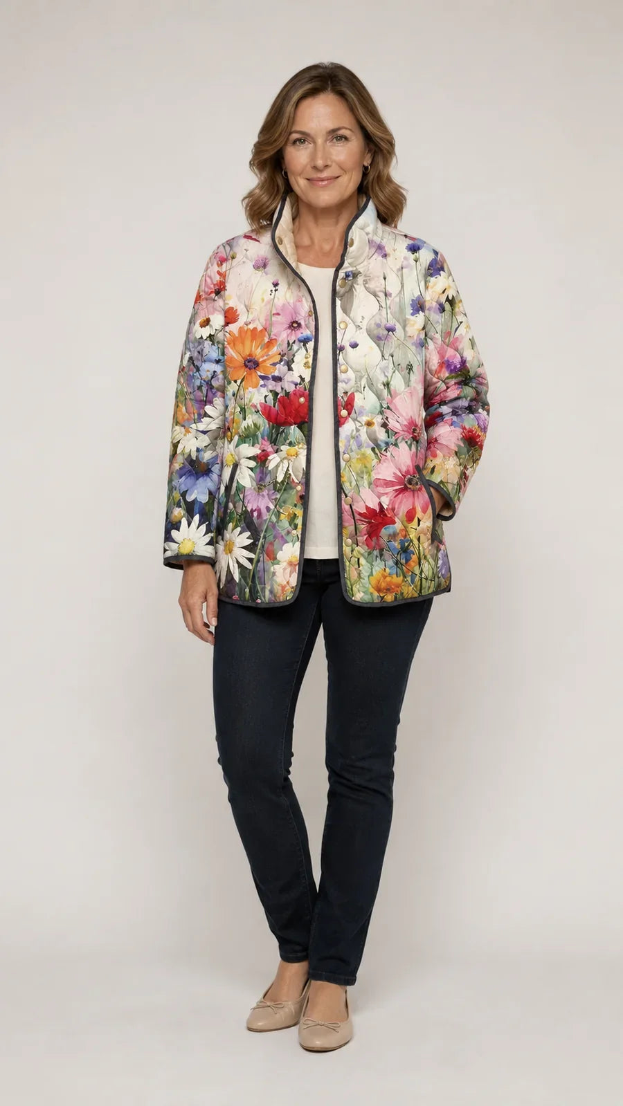 Kaia | Wildflower Quilted Jacket