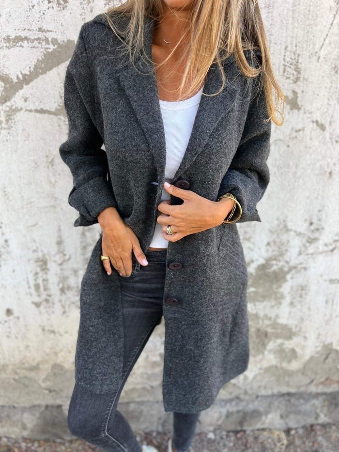 GWENDOLEN | BUTTON-FRONT COAT