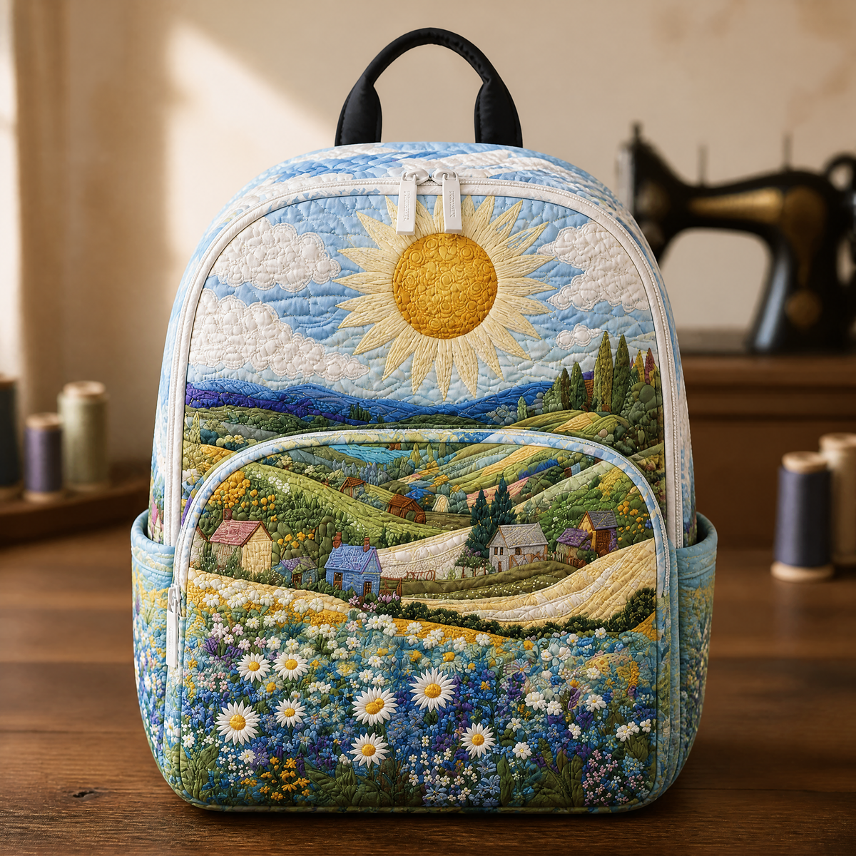 Bess | Padded Quilted Backpack