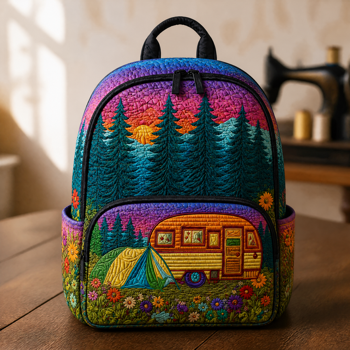 Bracken | Camping Vibes Quilted Backpack