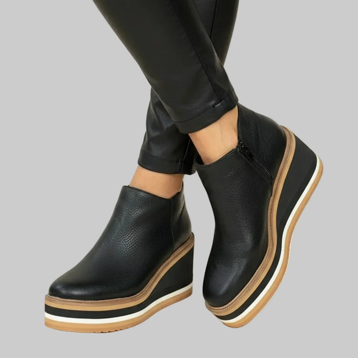 Signe | Wedge Ankle Boots