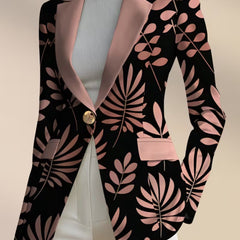 Odaya | Pink Leaf Blazer