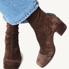 Elara | Suede-Look Ankle Boots