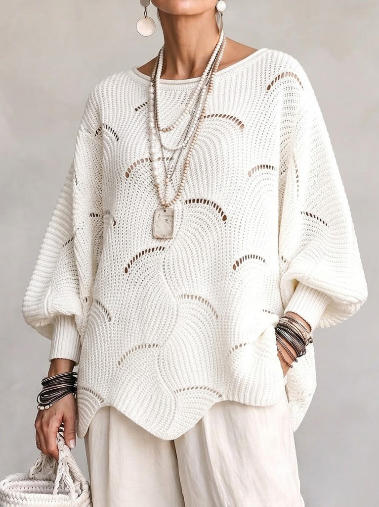 Grace | Hollow Wave Pattern Top