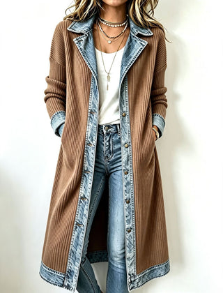 Riley | Relaxed Long Ribbed Cardigan