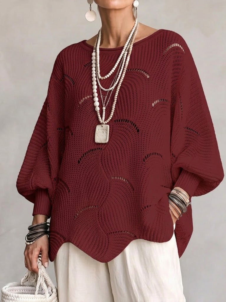 Grace | Hollow Wave Pattern Top