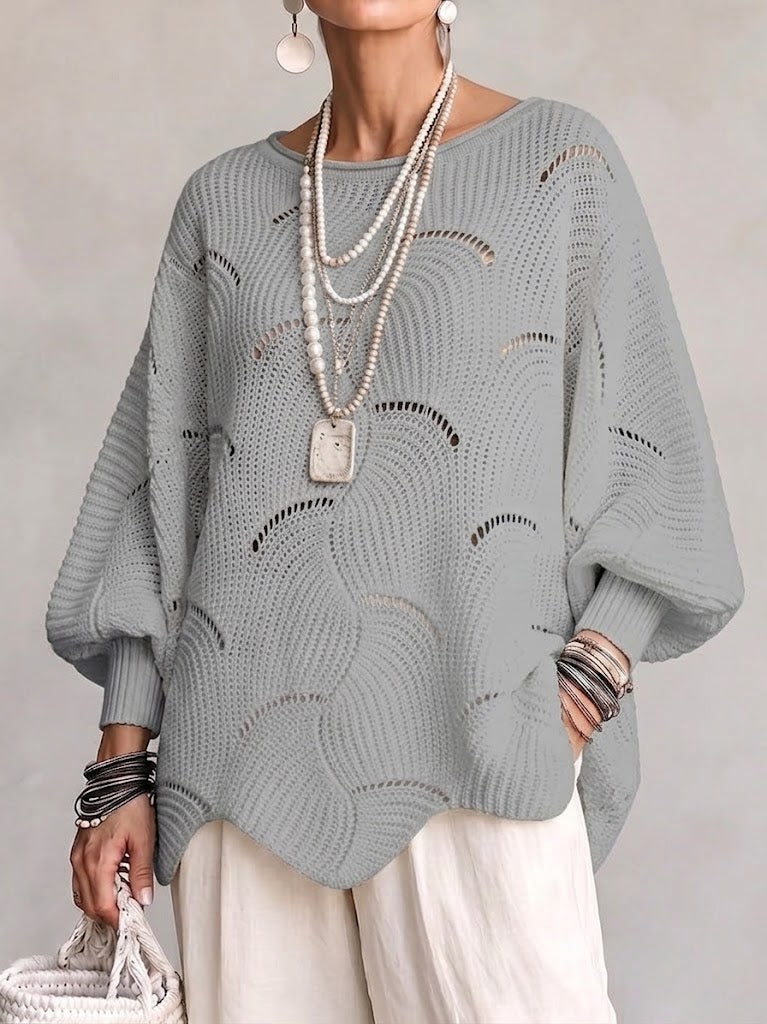 Grace | Hollow Wave Pattern Top