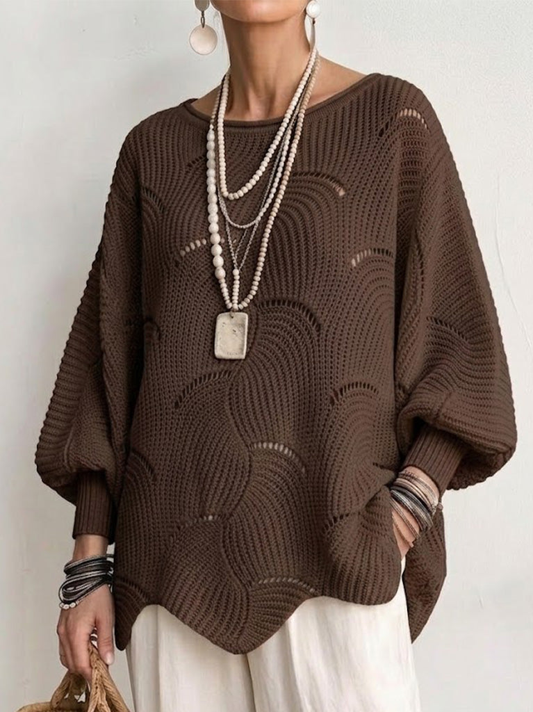 Grace | Hollow Wave Pattern Top