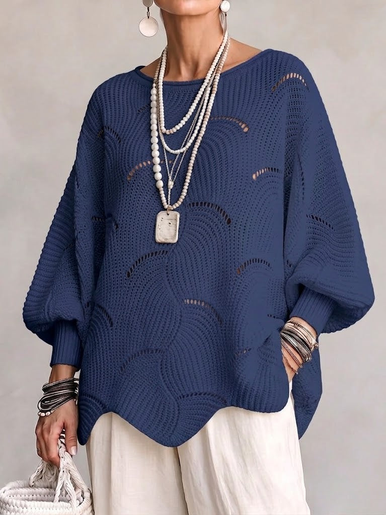 Grace | Hollow Wave Pattern Top