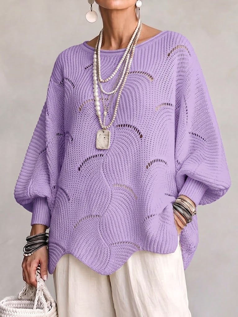 Grace | Hollow Wave Pattern Top