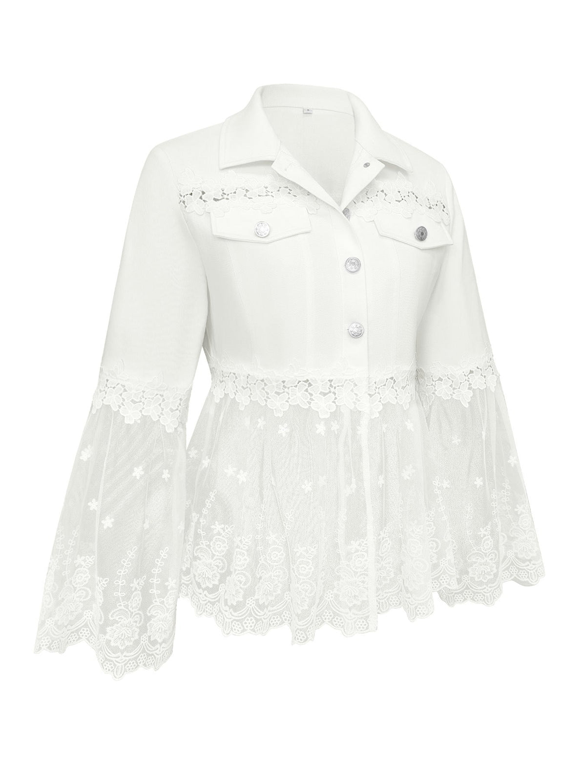 Marceline | Lace-Trimmed Jacket
