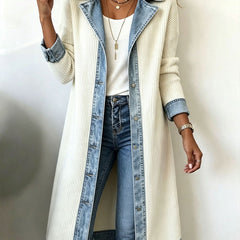 Riley | Relaxed Long Ribbed Cardigan