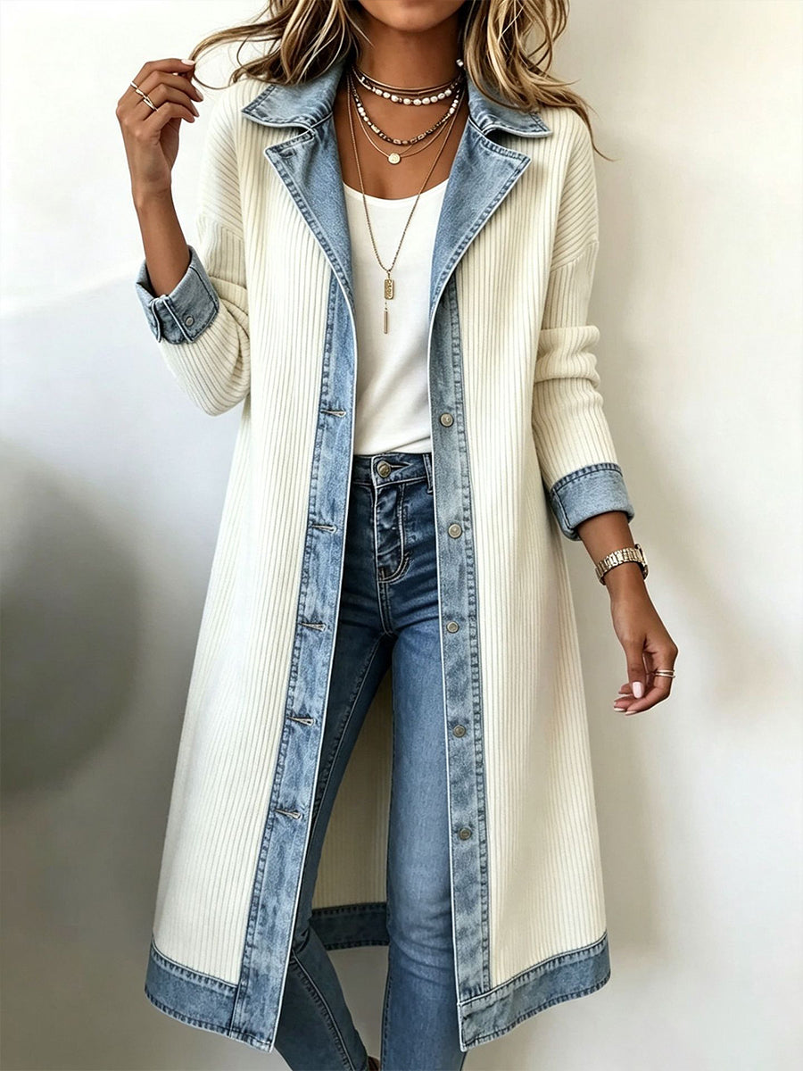 Riley | Relaxed Long Ribbed Cardigan