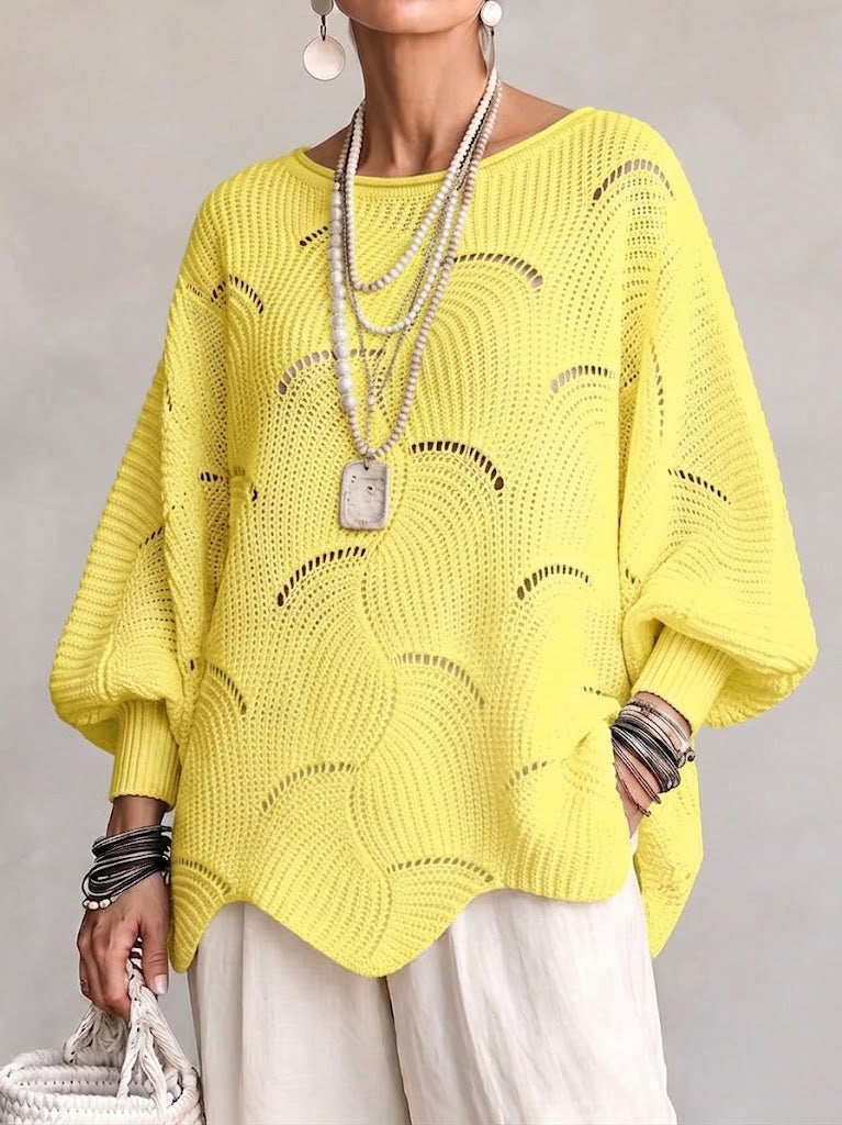 Grace | Hollow Wave Pattern Top