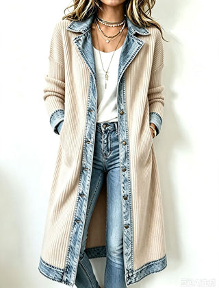 Riley | Relaxed Long Ribbed Cardigan