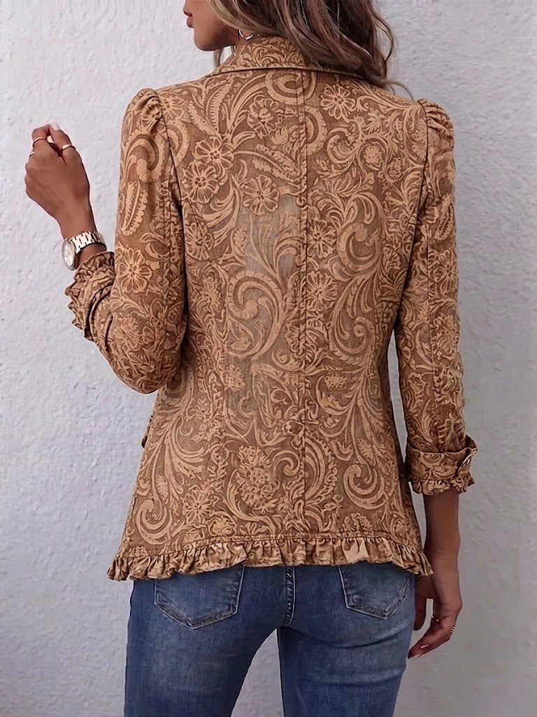 Marisol | Bohemian Ruffled Jacket