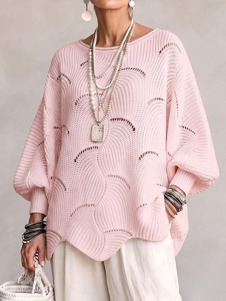 Grace | Hollow Wave Pattern Top